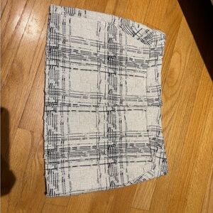 Forever 21 Black and White Mini Skirt